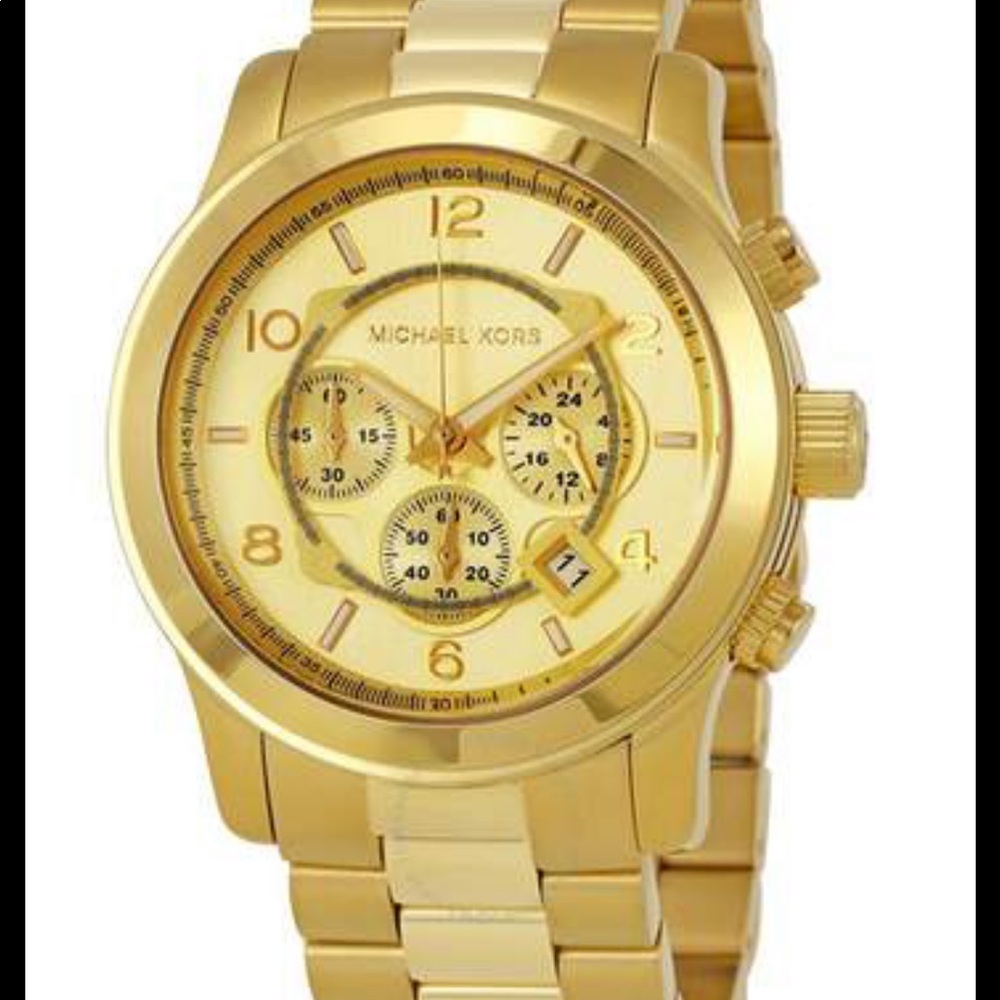 Michael Kors Gold Runway Watch